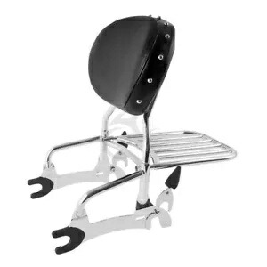 バックレスト シーシーバー パッド 荷物ラック インディアン チーフ ヴィンテージ クラシック 14-18 に適合 Backrest Sissy Bar Pad Luggage Rack Fit For Indian Chief Vintage Classic 14-18 【並行輸入品】