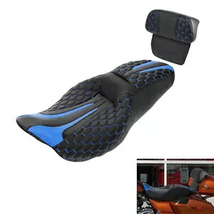 運転席、助手席、チョップドバックレスト付き、ハーレーストリートロードグライド 14-23 に適合 Driver Passenger Seat W/ Chopped Backrest Fit For Harley Street Road Glide 14-23 【並行輸入品】