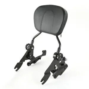 シーシーバー バックレスト 4 点ドッキング付き ハーレー ストリート エレクトラグライド 09-13 に適合 Sissy Bar Backrest W/ 4 Point Docking Fit For Harley Street Electra Glide 09-13 【並行輸入品】