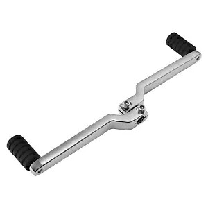 クロームヒールトゥシフトレバーシフターペグハーレーツーリングソフテイルアルミ用 Chrome Heel Toe Shift Lever Shifter Peg Fit For Harley Touring Softail Aluminum 【並行輸入品】