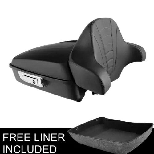 チョップドパック トランク バックレスト パッド ハーレー ツアーパック ストリート ロード グライド 14-23 に適合 Chopped Pack Trunk Backrest Pad Fit For Harley Tour-Pak Street Road Glide 14-23 【並行輸入品】