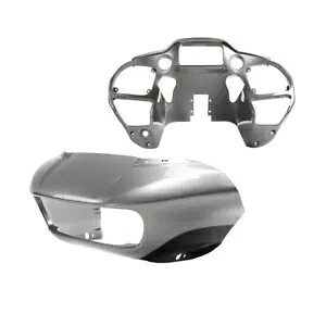 インナーアウターフェアリングフィット Fo Road Glide Ultra 15-22 19 ビレットシルバー / ビビッドブラック Inner Outer Fairing Fit Fo Road Glide Ultra 15-22 19 Billet Silver / Vivid Black 【並行輸入品】