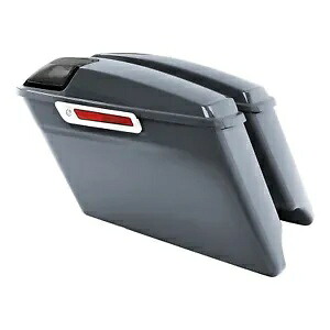 ハードストレッチサドルバッグスピーカー蓋 CVO ストリートグライド 2018 ガンシップグレーに適合 Hard Stretched Saddlebags Speaker Lid Fit For CVO Street Glide 2018 Gunship Gray 【並行輸入品】