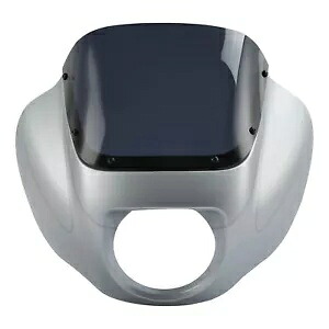 フェアリングフロントガラスハーレーソフテイル FXBB FXST 18-23 バラクーダシルバーデニムに適合 Fairing Windshield Fit For Harley Softail FXBB FXST 18-23 Barracuda Silver Denim 【並行輸入品】