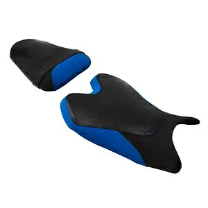 ブラック + ブルーライダー運転席 & 助手席ヤマハ YZF R6 YZF-R6 2008-2016 に適合 Black+Blue Rider Driver & Passenger Seats Fit For Yamaha YZF R6 YZF-R6 2008-2016 【並行輸入品】