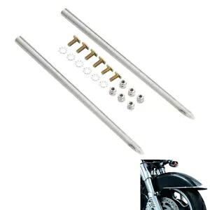 スライバー フロントフェンダー スピア トリム ハーレー FLSTC FLSTN 86-17 ツーリング 82-13 に適合 Sliver Front Fender Spear Trims Fit For Harley FLSTC FLSTN 86-17 Touring 82-13 【並行輸入品】