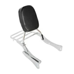バックレスト シーシーバー 荷物ラック ホンダ シャドウ スピリット VT750DC 01-03/05-07 に適合 Backrest Sissy Bar Luggage Rack Fit For Honda Shadow Spirit VT750DC 01-03/05-07 【並行輸入品】
