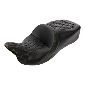 ライダードライバー助手席ピリオンシートハーレーツーリングストリート Glde 09-23 20 に適合 Rider Driver Passenger Pillion Seat Fit For Harley Touring Street Glde 09-23 20 【並行輸入品】