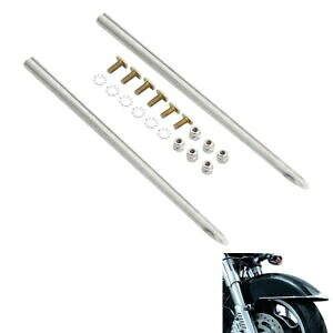 スライバー フロントフェンダー スピア トリム ハーレー FLSTC FLSTN 86-17 ツーリング 82-13 に適合 Sliver Front Fender Spear Trims Fit For Harley FLSTC FLSTN 86-17 Touring 82-13 【並行輸入品】