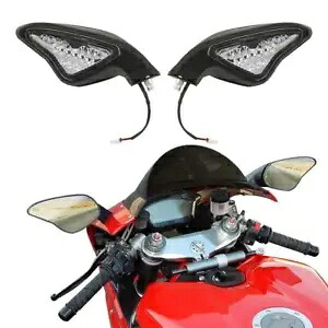 バックミラーターンシグナルライトドゥカティ 848 1098 1098S 1198 1198S 1198R RearView Mirror Turn Signal Light Fit For Ducati 848 1098 1098S 1198 1198S 1198R 【並行輸入品】