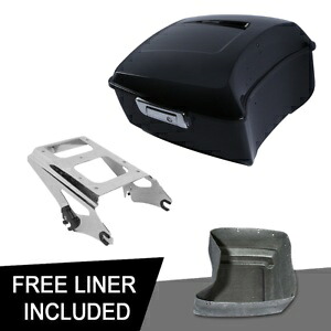キングパック トランクマウントラック ハーレーダビッドソン ツーリング ストリート グライド 09-13 に適合 King Pack Trunk Mount Rack Fit For Harley Davidson Touring Street Glide 09-13 【並行輸入品】