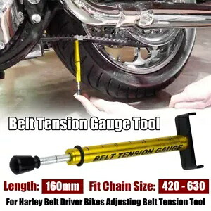 オートバイの調節可能なベルトテンションゲージツール、ハーレーおよびすべてのベルトドライブバイク用 Motorcycle Adjustable Belt Tension Gauge Tool For Harley & All Belt Drive Bikes 【並行輸入品】