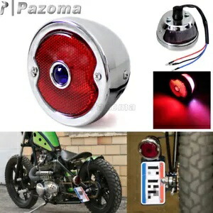 カフェレーサー Duolamp ヴィンテージ LED テールライトブレーキランプハーレーチョッパーボバー用 Cafe Racer Duolamp Vintage LED Tail Light Brake Lamp For Harley Chopper Bobber 【並行輸入品】