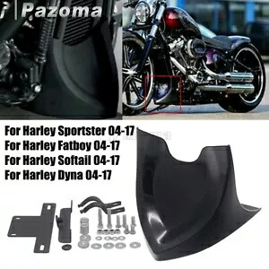 オートバイフロントスポイラーカバーハーレーダイナソフテイルスポーツスターツーリングモデル用 Motorcycle Front Spoiler Cover For Harley Dyna Softail Sportster Touring Models 【並行輸入品】