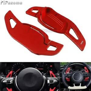 ペア車アルミステアリングホイールシフトパドルシフターアウディ S3 S5 S6 SQ5 RS3 Pair Car Aluminum Steering Wheel Shift Paddles Shifter For Audi S3 S5 S6 SQ5 RS3 【並行輸入品】