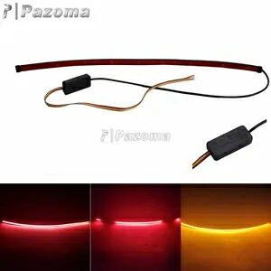DRL スイッチバック 流れる LED ストリップ チューブ ライト シーケンシャル ウインカー ユニバーサル DRL Switchback Flowing LED Strip Tube Light Sequential Turn Signals Universal 【並行輸入品】