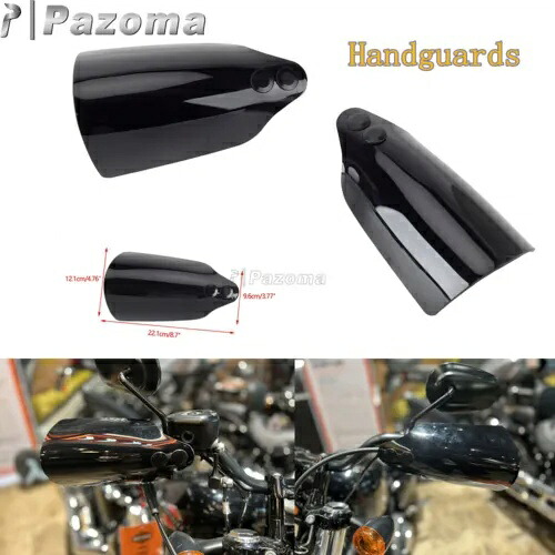 ブラックハンドガードプロテクターハーレースポーツスターロードスターXL 1200CX 2016-2020用 Black Handguards Protector For Harley Sportster Roadster XL 1200CX 2016-2020 【並行輸入品】