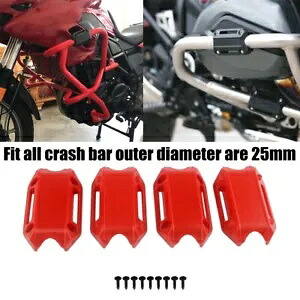 25 ミリメートルオートバイエンジンガード保護フレームパッドグランドスライダーパッドホンダ用 25mm Motorcycle Engine Guard Protection Frame Pads Ground Slider Pads For Honda 【並行輸入品】