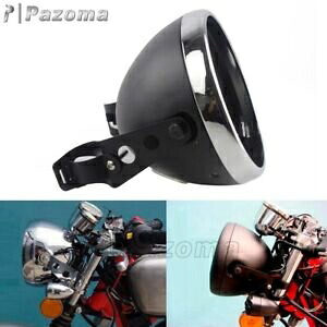 オートバイ 7 インチ LED ヘッドライトハウジング、ハーレーバルブバケット用マウントブラケット付き Motorcycle 7 inch LED Headlight Housing w/ Mount Bracket For Harley Bulb Bucket 【並行輸入品】