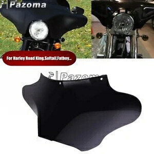 オートバイバットウィングヘッドライトフェアリングハーレーロードキングソフテイルデラックス FLSTN Motorcycle Batwing Headlight Fairing For Harley Road King Softail Deluxe FLSTN 【並行輸入品】
