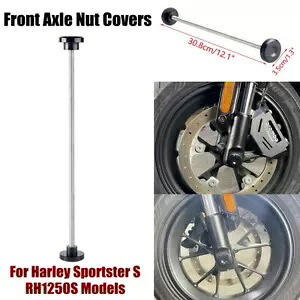 ハーレースポーツスター S RH RH1250S アルミ前輪車軸ナットカバー 2021-2024 For Harley Sportster S RH RH1250S Aluminum Front Wheel Axle Nut Covers 2021-2024 【並行輸入品】