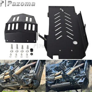 ハーレーソフテイルファットボブFXFB/S標準エンジンスキッドプレートベリーパンプロテクター用 For Harley Softail Fat Bob FXFB/S Standard Engine Skid Plate Belly Pan Protector 【並行輸入品】