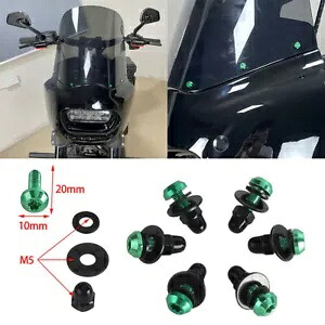 6 個グリーン T25 フロントフェアリングフロントガラスボルトネジハーレークラブ Stype モデル用 6Pcs Green T25 Front Fairing Windshield Bolts Screw For Harley Club Stype Models 【並行輸入品】 33,605円