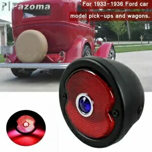 LED テールライトレッドブレーキランプフォード 1933-1936 ピックアップ & ワゴンベースドットライト LED Tail Light Red Brake Lamp For Ford 1933-1936 Pickups & Wagons Base DOT Light 【並行輸入品】