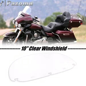 ハーレーツーリングエレクトラグライドFLHT/K FLHTCU用クリアバットウィングフェアリングフロントガラス Clear Batwing Fairing Windshield For Harley Touring Electra Glide FLHT/K FLHTCU 【並行輸入品】