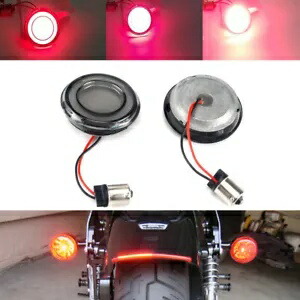 ハーレーダビッドソン用 レッド LED リアウインカー変換キット 1156 レッドレンズブレット For Harley Davidson Red LED Rear Turn Signal Conversion Kit 1156 Red Lens Bullet 【並行輸入品】