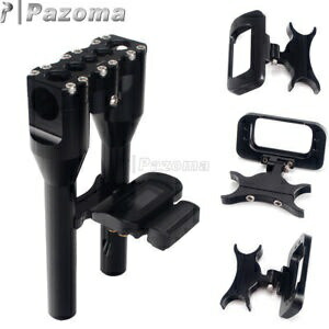 ハーレーブレイクアウトFXBR/SストリートボブFXBB用の調整可能な1-1/4インチデジタルゲージマウント Adjustable 1-1/4” Digital Gauge Mount For Harley Breakout FXBR/S Street Bob FXBB 【並行輸入品】