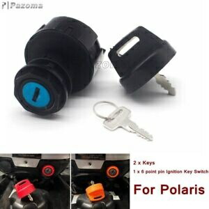 ATV 3 ポジション点火キースイッチポラリス RZR 900 1000 スポーツマン スクランブラー用 ATV 3 Position Ignition Key Switch For Polaris RZR 900 1000 Sportsman Scrambler 【並行輸入品】