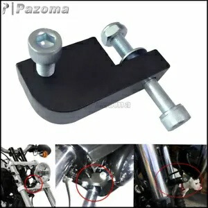 ブラックフロントフェアリングエクステンションマウントブロックハーレーダイナFXDL FXDF FXDB FXDW用 Black Front Fairing Extension Mount Block For Harley Dyna FXDL FXDF FXDB FXDW 【並行輸入品】