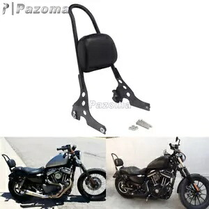 取り外し可能な乗客用シーシーバーバックレストパッド ハーレースポーツスター XL883 2004-2021用 Detachable Passenger Sissy Bar Backrest Pad For Harley Sportster XL883 2004-2021 【並行輸入品】