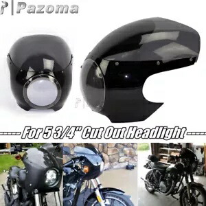 カフェレーサースタイルフロントフェアリングハーレーダイナファットボブFXDF FXDB FXDLモデル用 Cafe Racer Style Front Fairing For Harley Dyna Fat Bob FXDF FXDB FXDL Models 【並行輸入品】