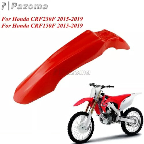 レッドフロントフェンダーマッドガード 2015-2019 ホンダ CRF150F CRF230F CRF 150F 230F Red Front Fender Mudguards For 2015-2019 Honda CRF150F CRF230F CRF 150F 230F 【並行輸入品】