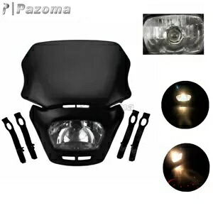 ブラックオートバイダートバイクヘッドライトフェアリングヘッドランプ XC EXC MXC SX SXF EGS Black Motorcycle Dirt Bike Headlight Fairing Headlamp For XC EXC MXC SX SXF EGS 【並行輸入品】 36,465円