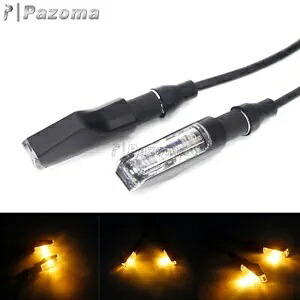 2X オートバイ LED ターンシグナルアンバーライトインジケータランプホンダスズキヤマハ 2X Motorcycle LED Turn Signal Amber Light Indicator Lamp For Honda Suzuki Yamaha 【並行輸入品】