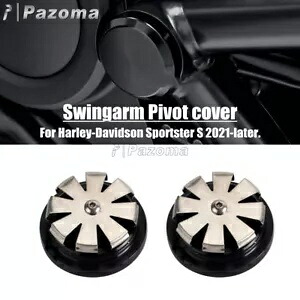 アクスル スイングアーム ピボット ボルト ナット カバー スポーツスター RH1250S パン アメリカ 1250 S に適合 Axle Swingarm Pivot Bolt Nut Cover Fits Sportster RH1250S Pan America 1250 S 【並行輸入品】