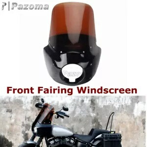 15 インチ フロント ヘッドライト フェアリング ウィンドスクリーン ハーレー ダイナ ワイド グライド FXDWG 2006-08用 15\