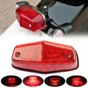 ルーカススタイルレトロオートバイ 12V ブレーキテールライトユニバーサルハーレーホンダ BMW Lucas Style Retro Motorcycle 12V Brake Tail Light Universal For Harley Honda BMW 【並行輸入品】