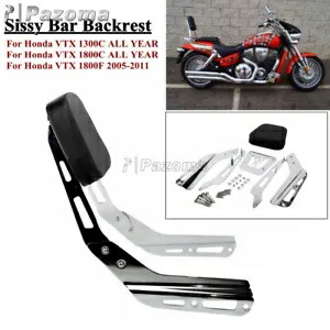 バックレスト シーシーバー クローム ホンダ VTX1300 VTX1800 VTX 1300 1800 CF 2005-2011 に適合 Backrest Sissy Bar Chrome Fits Honda VTX1300 VTX1800 VTX 1300 1800 C F 2005-2011 【並行輸入品】