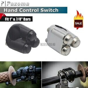 3 ボタン ハンド コントロール モメンタリ スイッチ ハーレー ホンダ 7/8 インチ & 1 インチ バー M スイッチ用 3-Button Hand Control Momentary Switch For Harley Honda 7/8'' & 1\