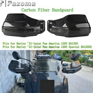 カーボンファイバーハンドガードプロテクター ハーレーパンアメリカ 1250 RA1250 2021-2023用 Carbon Fiber Handguard Protector For Harley Pan America 1250 RA1250 2021-2023 【並行輸入品】