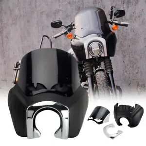 フロントヘッドライトフェアリング + フロントガラスハーレーソフテイルローライダー S 117 FXLRS Front Headlight Fairing+Windshield For Harley Softail Low Rider S 117 FXLRS 【並行輸入品】