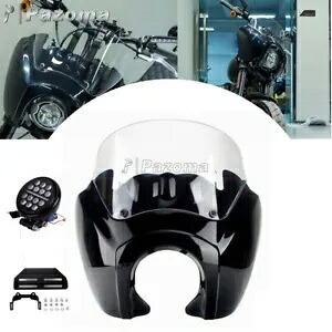 オートバイ LED ヘッドライトフロントガラスフェアリングハーレーローライダー S FXLRS 2020-22 Motorcycle LED Headlight Windshield Fairing For Harley Low Rider S FXLRS 2020-22 【並行輸入品】