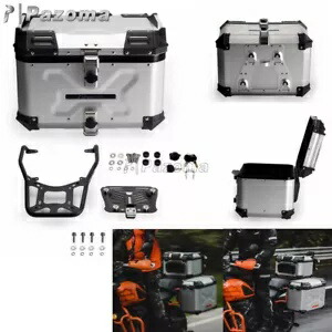 オートバイトップケース収納トランク 取付プレート付き ハーレー RA1250 2021-22用 Motorcycle Top Case Storage Trunk w/Mounting plate For Harley RA1250 2021-22 【並行輸入品】