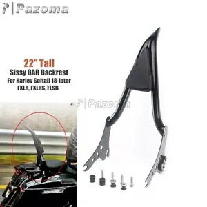 シーシーバー バックレスト ハーレーダビッドソン ソフテイル ローライダー S FXLR FXLRS 2018-Up用 Sissy Bar Backrest For Harley Davidson Softail Low Rider S FXLR FXLRS 2018-Up 【並行輸入品】