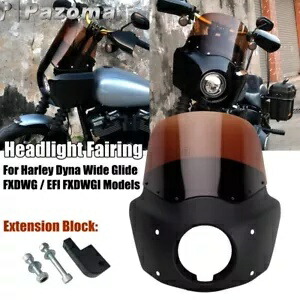フロントフェアリングヘッドライト 11 インチフロントガラス付き Dyna Wide Glide FXDWG / EFI FXDWGI 用 Front Fairing Headlight W/ 11” Windshield For Dyna Wide Glide FXDWG / EFI FXDWGI 【並行輸入品】