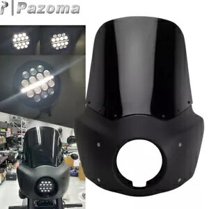 調整可能なフロントフェアリング + フロントガラス LED Hi/Low ヘッドライト ハーレー FXLRS 2023 用 Adjustable Front Fairing + Windshield LED Hi/Low Headlight For Harley FXLRS 2023 【並行輸入品】